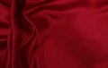 Smooth elegant red silk or satin luxury cloth texture as abstract background. Luxurious valentines day background design Royalty Free Stock Photo