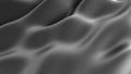 Smooth elegant silk or satin texture. Abstract background. Liquid wave. Silver metallic color. 3D-rendering.