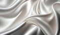 Smooth elegant white silk or satin luxury cloth texture can use as abstract background. Luxurious background design Royalty Free Stock Photo