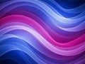 Smooth flowing abstract waves of vibrant blue and magenta with luminous gradients creating a bright and energetic visual backdrop Royalty Free Stock Photo