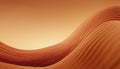 Smooth flowing abstract waves of warm orange and beige layered paper creating a soft undulating background texture Royalty Free Stock Photo