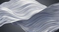 Abstract flowing fabric texture with smooth wavy patterns in light gradient Royalty Free Stock Photo