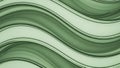 Smooth flowing green waves with subtle light reflections and shadows creating a serene abstract background texture Royalty Free Stock Photo