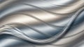Softly Lit Metallic Waves with Subtle Gradient and Reflections abstract background Royalty Free Stock Photo