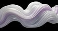 Abstract flowing waves design with smooth gradient and elegant curves Royalty Free Stock Photo