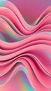 Abstract Swirling Pink and Iridescent Waves with Soft Lighting and Smooth Texture background Royalty Free Stock Photo
