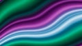 Abstract Swirling Waves of Teal Purple and White Light with Smooth Gradient Blending and Soft Illumination Royalty Free Stock Photo