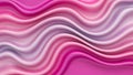 Smooth flowing waves of vibrant pink and soft lavender silk fabric creating a abstract background texture Royalty Free Stock Photo