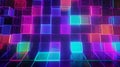 Smooth Glowing Holographic Neon Palette Backdrop