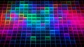 Smooth Glowing Holographic Neon Palette Backdrop