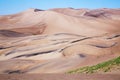 Smooth Golden Sand at the Great Sand Dunes National Park and Preserve, Colorado Royalty Free Stock Photo