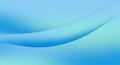 Smooth Gradient Waves of Light Blue and Teal Abstract Background with Subtle Shadows and Soft Curves Royalty Free Stock Photo