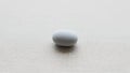 Pebble is oval shaped with a matte surface contrasting with the slightly Royalty Free Stock Photo