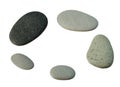 Smooth gray pebbles