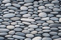 Smooth Gray River Rocks Pebble Texture Natural Stone Background Royalty Free Stock Photo