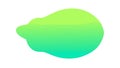 Smooth Green Abstract Fluid Blob Shape Vector, vector design Generative AI Royalty Free Stock Photo