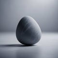 A smooth, grey stone shaped like Royalty Free Stock Photo
