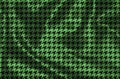 Wavy Houndstooth fabric pattern backgound - vector, illustration Royalty Free Stock Photo