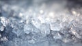 Smooth Ice Surface With Bright Crystal Reflections and an Empty Center Showcasing Winters Beauty in Nature Royalty Free Stock Photo