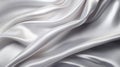 Smooth Light Gray Satin: A Flowing Surrealism In Close-up