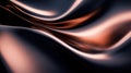 Smooth metallic waves creating elegant abstract gradient background Royalty Free Stock Photo