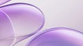 Smooth, overlapping purple shapes forming a visually captivating abstract composition, perfectly suited for modern and