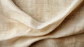 Organic Linen Texture: Beige Silk Fabric Inspired By Thechamba Style