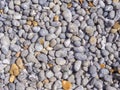 Smooth pebbles of different colors and sizes Royalty Free Stock Photo