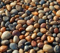 Smooth Pebbles Texture Background Royalty Free Stock Photo
