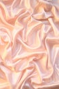 Smooth pink satin background Royalty Free Stock Photo