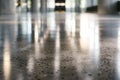 Smooth Polished Concrete Floor Close-up View