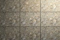 Smooth, polished stone tiles; glossy surface, subtle veining, architecture, high resolution Royalty Free Stock Photo
