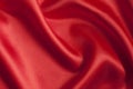 Smooth red satin background Royalty Free Stock Photo