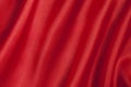 Smooth red satin background Royalty Free Stock Photo