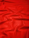 Smooth Red Silk, background Royalty Free Stock Photo