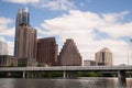 Smooth Reflection Austin Texas Downtown City Skyline Colorado River Royalty Free Stock Photo