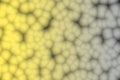Smooth round cells pattern, yellow and grey background. Seamless pattern Royalty Free Stock Photo