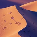 Smooth sand dunes in warm hues, featuring various logos and text in different fonts an Royalty Free Stock Photo