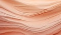 Smooth sandstone waves create a striped mountain of flowing beauty generated by AI Royalty Free Stock Photo