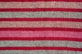 Smooth seamless texture of a striped terry towel. Colorful