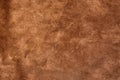 Smooth seamless texture suede . Brown color. Genuine Leather Royalty Free Stock Photo