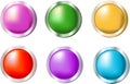 Smooth Shiny Buttons Royalty Free Stock Photo