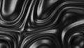 Smooth silk wavy black cloth. Abstract noise dark background