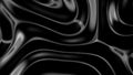 Smooth silk wavy black cloth. Abstract noise dark background