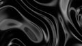 Smooth silk wavy black cloth. Abstract noise dark background