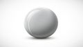 Smooth spherical marble object with a gray tone featuring delicate white Royalty Free Stock Photo