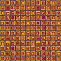 Smooth square vector seamless pattern, net style. For backgrownd, textile