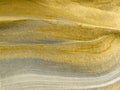 Smooth surface of layered sandstone sediment rock