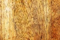 Smooth surface and texture of old softwood with brown stains, wood background