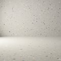 Smooth terrazzo surface with a matte finish featuring a mix of light grey, white, and Royalty Free Stock Photo